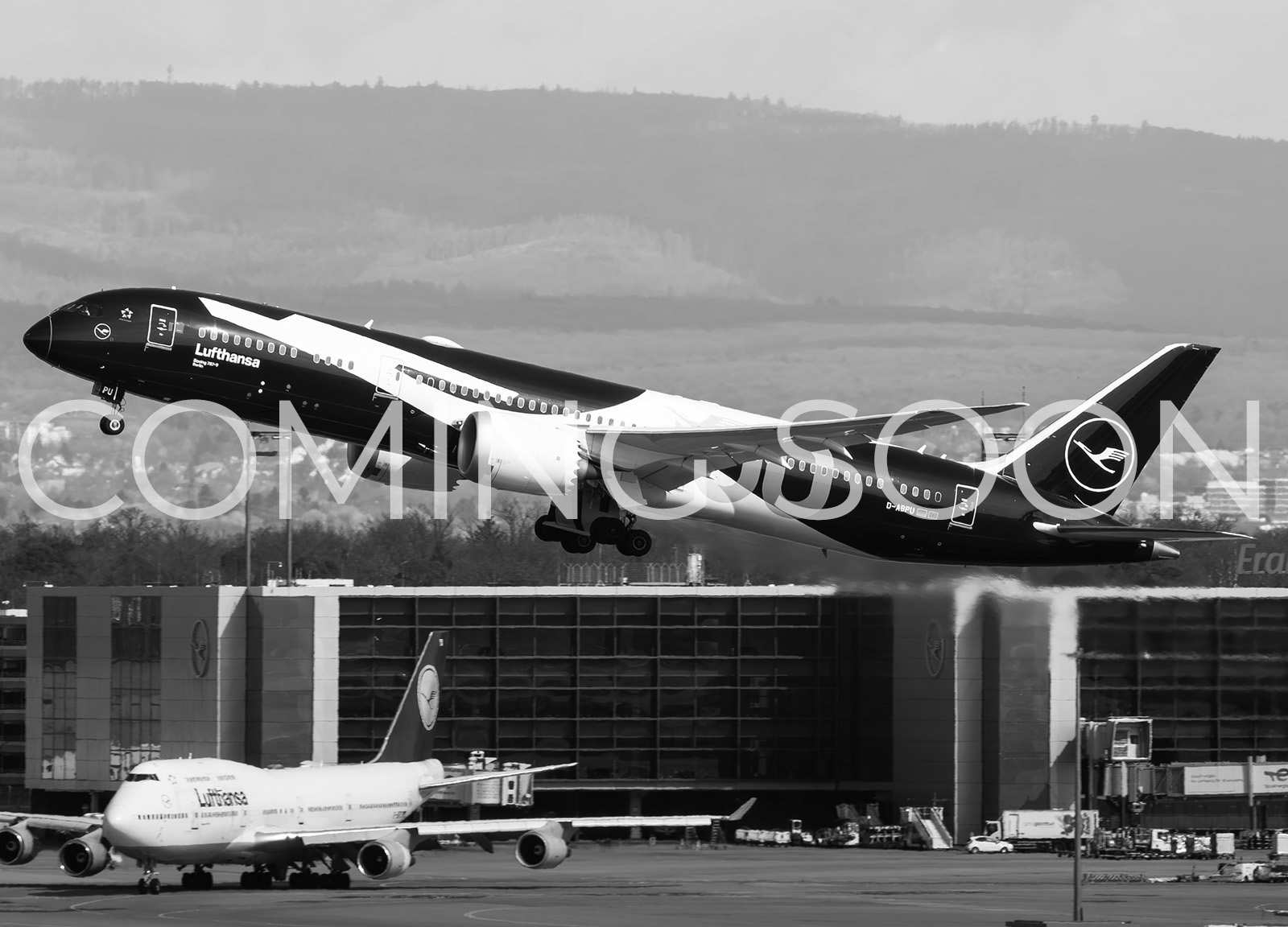 Emirates Airbus A380 Takeoff Frankfurt Airport<br />
A6-EOQ